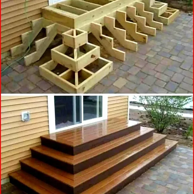 Trapp, før og etter